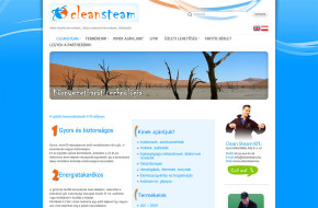 CleanSteam // webdesign